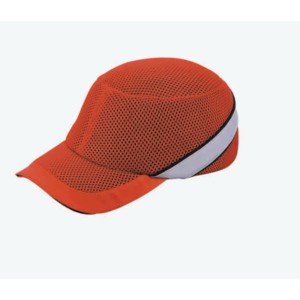 Casquette anti-choc orange