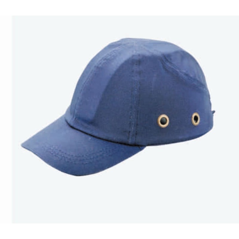 Casquette anti-choc bleue