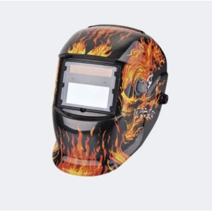 Casque de soudure flamme