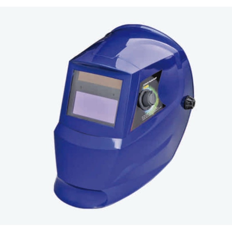 Casque de soudure bleu