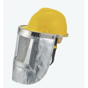 Casque avec visière anti-projection