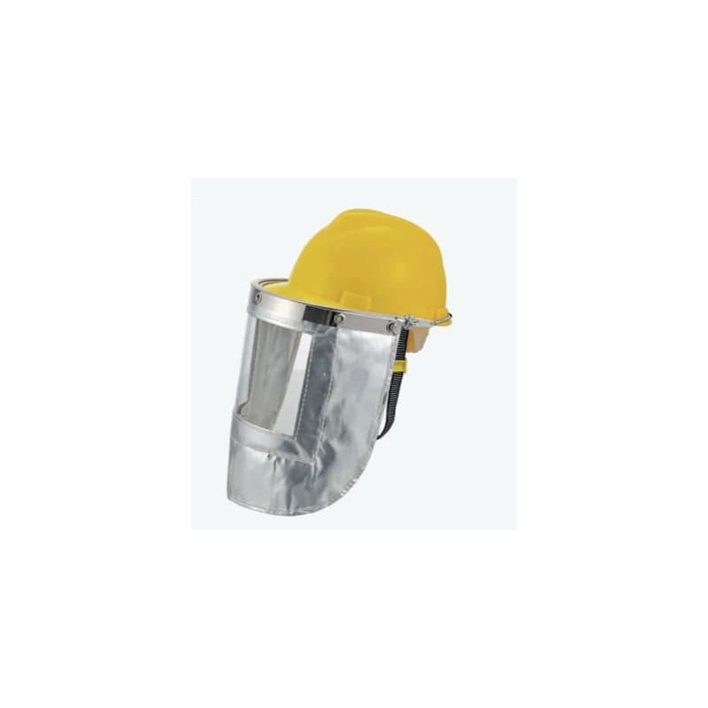 Casque avec visière anti-projection