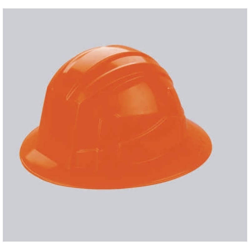 Casque orange de sécurité