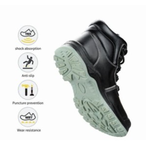 Chaussure de sécurité montante M-002 – Cuir S3 renforcé