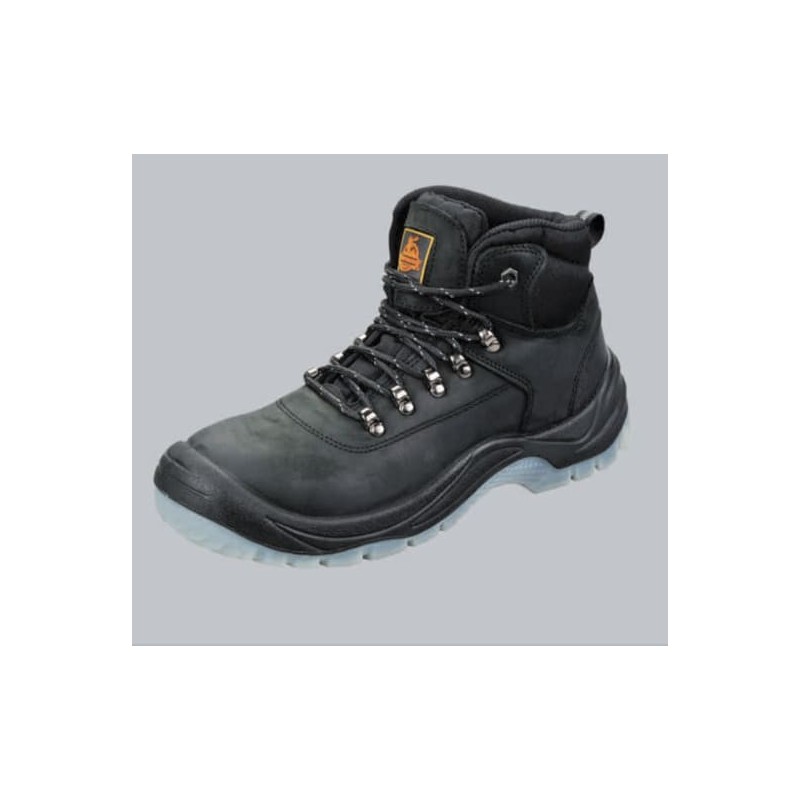 Chaussure de sécurité montante M-009 – Cuir S3 antidérapante